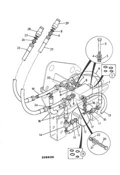 20/301100 Motor compactor 4 bolt mounting Seal Kit 20/951234 JCB parts ...